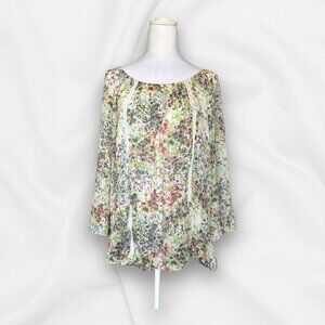 Hope & Harlow Boho Cottage Core Floral Top - XL - Prairie, Fairy, Coquette